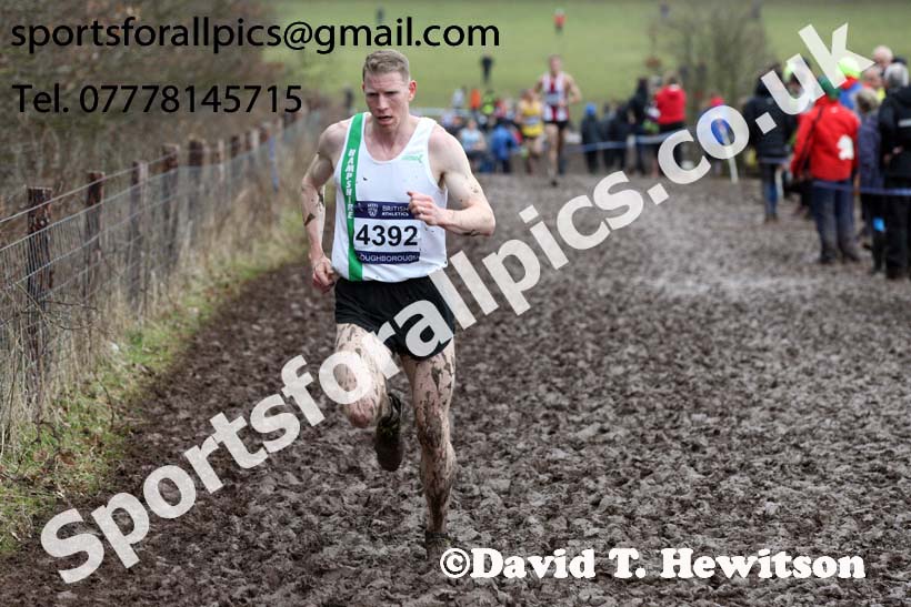 Senior mens 2018 British Inter Counties Cross Country Champs., Prestwold Hall, Loughborough. Photo: David T. Hewitson/Sports for All Pics